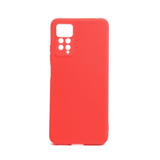 Silicone Case with Camera Shield for Xiaomi Redmi Note 11/11s Red Silicone Case with Camera Shield for Xiaomi Redmi Note 11/11s Red